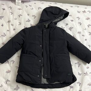 Kids neutral puffer jacket